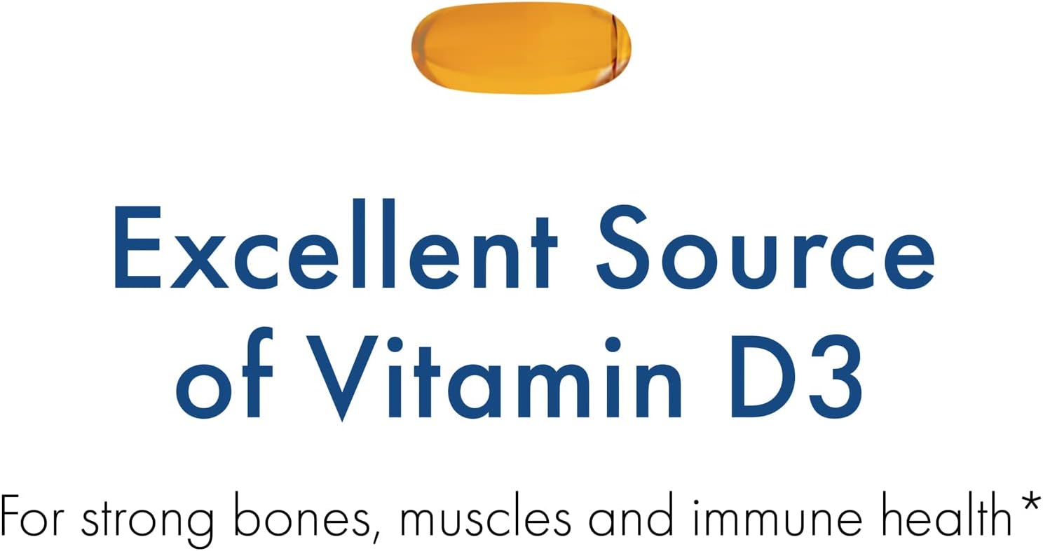 WHC, UnoCardio 1000 Fish Oil, 1300 mg of Pure Triglyceride Fish Oil with Omega-3 (1180 mg), 665 mg EPA and 445 mg DHA and 25 mcg (1000 IU) Vitamin D3 per softgel, Natural Orange, 60 softgels