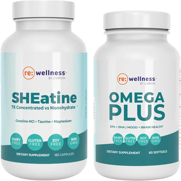 Reignite Wellness by JJ Virgin SHEatine Capsules and Omega Plus