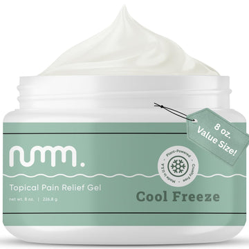 numm Cool Pain Relief Gel – Instant Cold Therapy for Joint & Muscle Pain, Strain & Soreness – Menthol Cream 8oz – Vegan, Alcohol-Free Cooling Relief for Post-Workout Recovery numm.Buy Supplements Australia