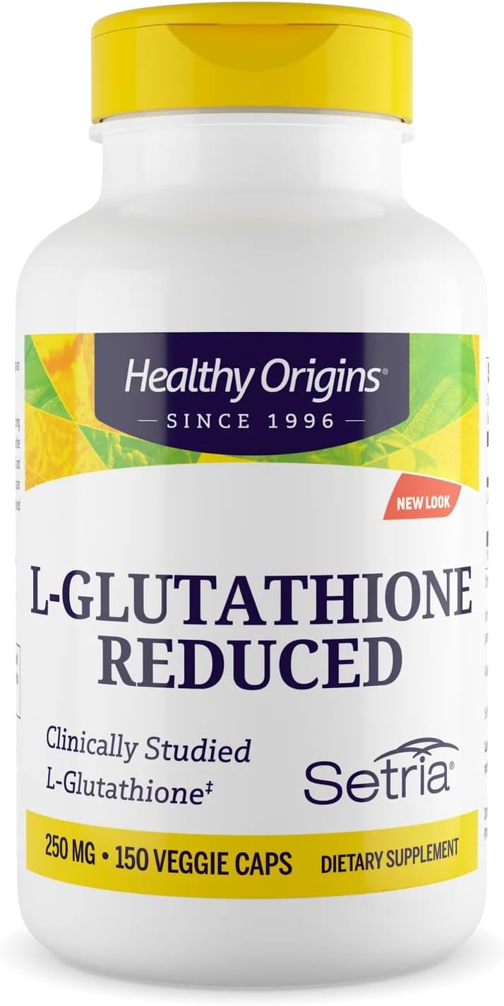Healthy Origins Setria L-Glutathione 250 mg, 150 Veggie Caps