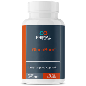 Primal Labs GlucoBurn Support Supplement with White Mulberry Leaf Extract and Alpha Lipoic Acid, 90 Veg capsules Primal LabsBuy Supplements Australia