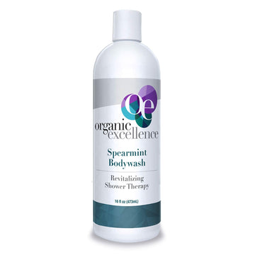 Organic Excellence Spearmint Body Wash For All Skin Types - Natural Soap Alternative - Sulphate and Paraben Free Organic ExcellenceBuy Supplements Australia