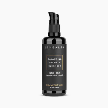 JSHealth Facial Cleanser Gentle Face Wash for Women & Men | With Sensitive Skin in Mind, Made with Vitamins C & E, Avocado Oil, & Chamomile
