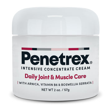 Penetrex Daily Joint & Muscle Care Cream – Soothing Botanical Formula with Arnica, Vitamin B6 & MSM – Lightweight Fast-Absorbing Cream for Everyday Movement - Non-Greasy - Light Scent- 2 oz PenetrexBuy Supplements Australia