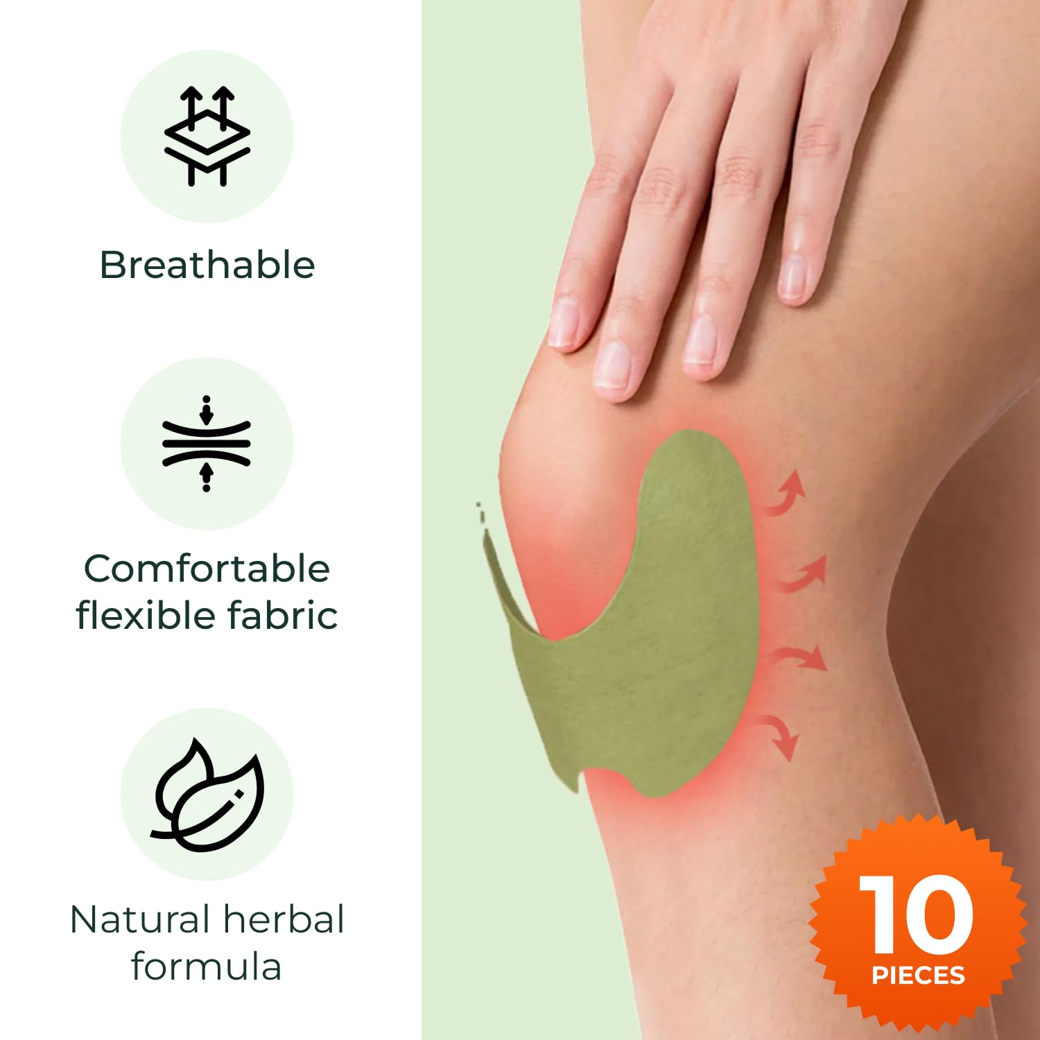 Wellnee Knee & Joint Wellness Bundle – Herbal Patches (30 pcs) & Support Capsules (90 servings)