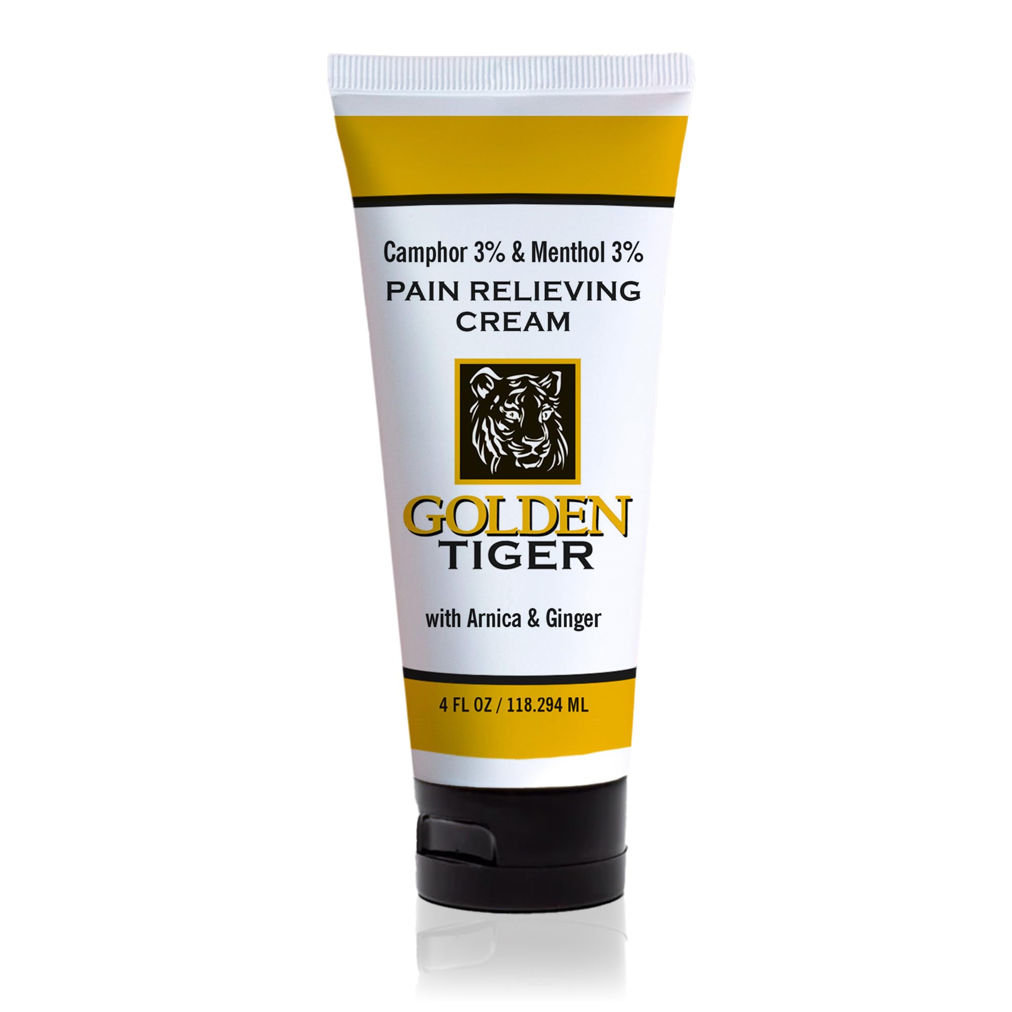 Golden Tiger Pain Relief Cream - 4 oz Tube Golden TigerBuy Supplements Australia