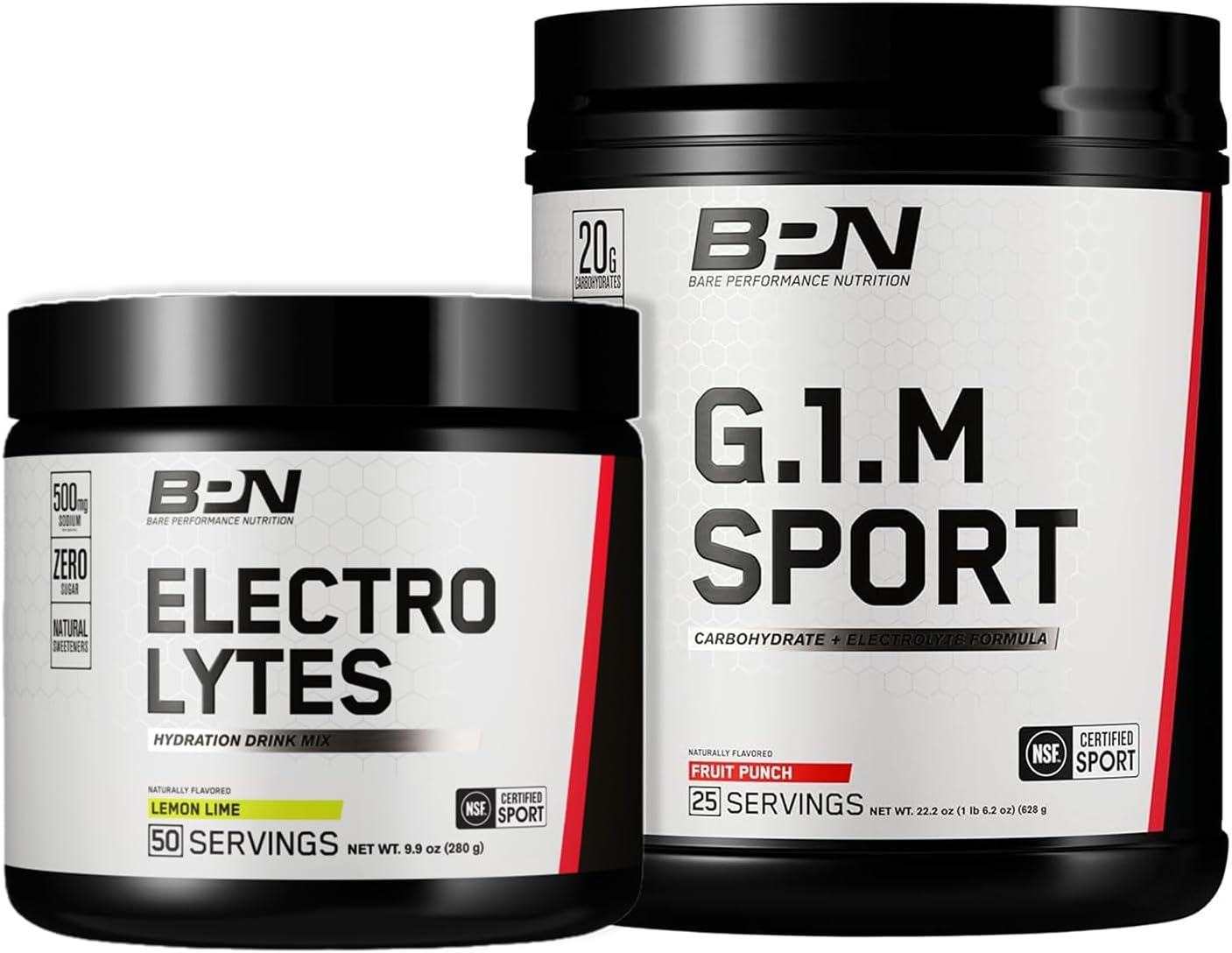 BPN G.1.M. Go One More Endurance Training Fuel & Electrolytes Powder Bundle