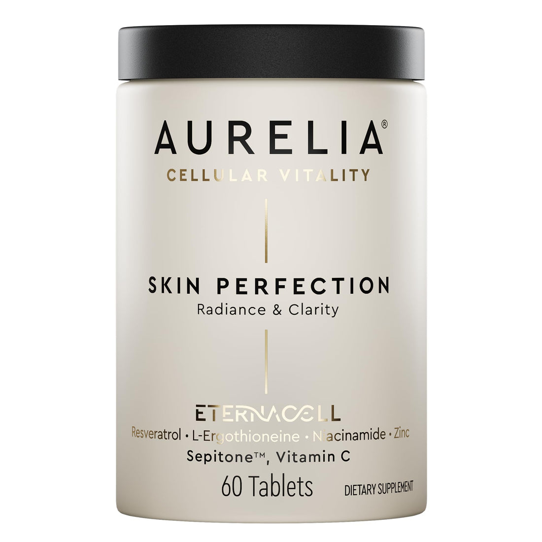 AURELIA Skin Perfection | Advanced Cellular Anti-Aging Supplement | Enhance Skin Clarity, & Tone | with Zinc, Resveratrol, Niacinamide, Ergothioneine, & Vitamin C AURELIABuy Supplements Australia