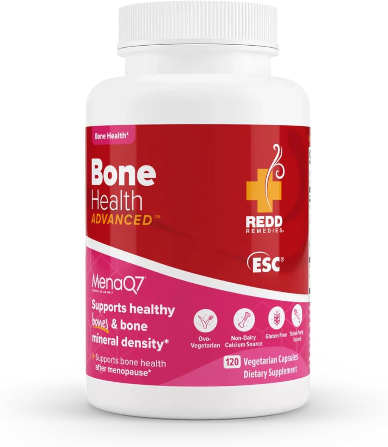 Redd Remedies Bone Health Advanced, 120 Capsules, and Joint Health Original, 90 Capsules