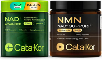 Cata-Kor NMN Supplement 1000mg & Liposomal NAD+ Supplement with Resveratrol – Supports Cellular Energy & NAD+ Levels