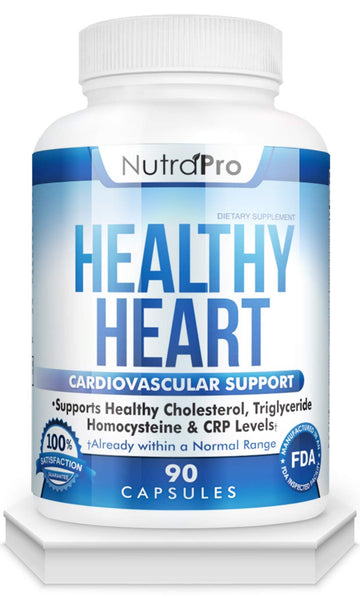 NutraPro Healthy Heart - Heart Health Supplements & Arteries Support .Healthy Cholesterol and Triglyceride. GMP Certified. NutraProBuy Supplements Australia