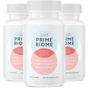 Nature’s NutriWave PrimeBiome Probiotic Gummies – Plant-Based Blend with Inulin, Lion’s Mane, Ginger & More– Non-GMO, No Stimulants, GMP Certified – 30 Gummies, 3 Month Supply Nature’s NutriWave buy supplements Au