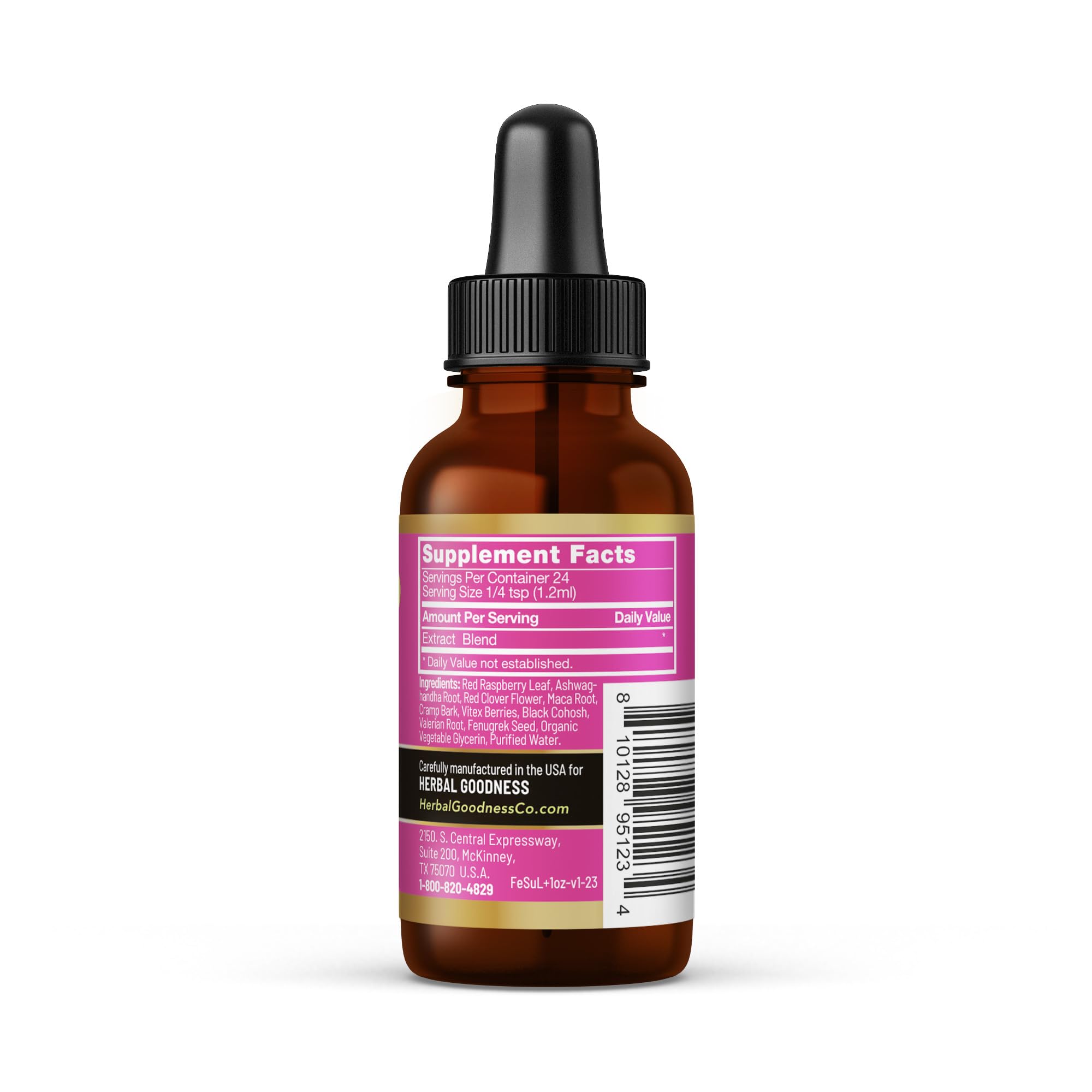 Herbal Goodness Female Support Supplement 1 Fl. oz – Natural Herbal Blend for Women’s Hormonal Health, Energy & Wellness – Adaptogenic Liquid Formula – Non-GMO, Gluten-Free – 1 Bottle Herbal GoodnessBuy Supplements Australia