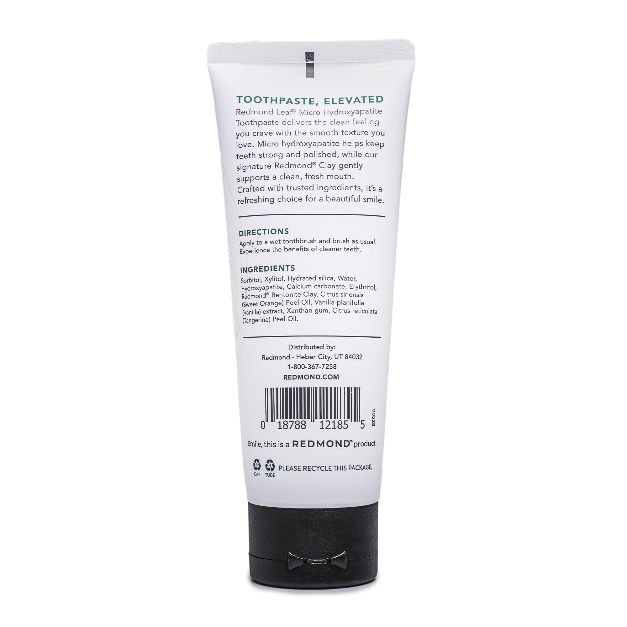 REDMOND Leaf Micro Hydroxyapatite Toothpaste Tube (Variety Pack)