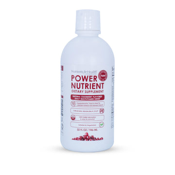 Rawleigh Power Nutrient: 32 fl oz for 1 Month - Cranberry Flavor, Daily Multivitamin Liquid Supplement for Men, Women with VIT. A - zinc & 70 Colloidal Trace Minerals, Vegetarian-Friendly, GMO Free RawleighBuy Supplements Australia