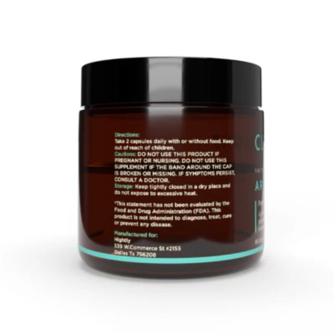 Clearsight AREDS Advanced supplement jar on a white background