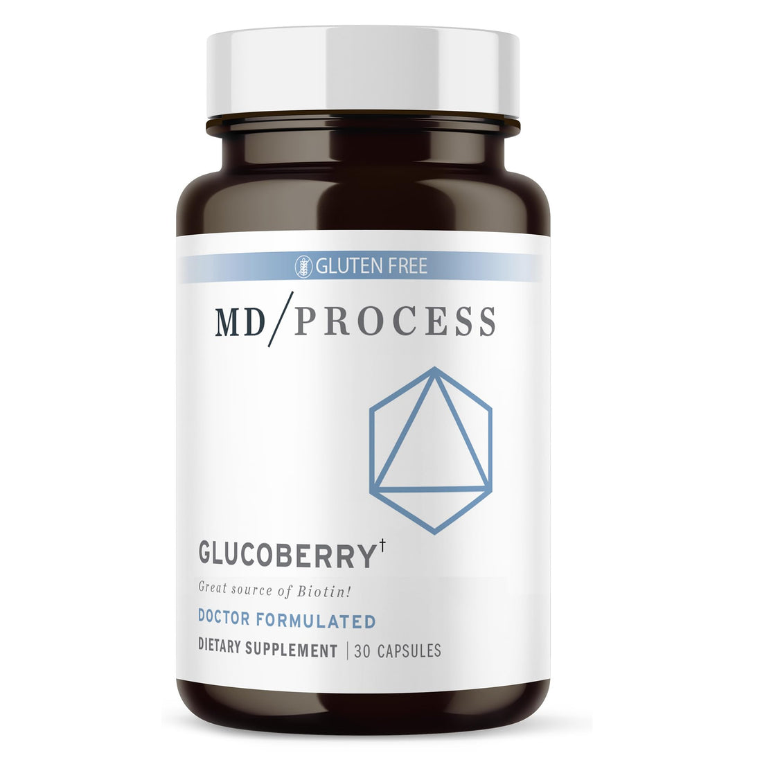 MD Process GlucoBerry Maqui Berry Extract with Chromium Picolinate for Blood Health Support - with Biotin and Gymnema Sylvestre - Doctor Formulated - 30 Capsules MD ProcessBuy Supplements Australia