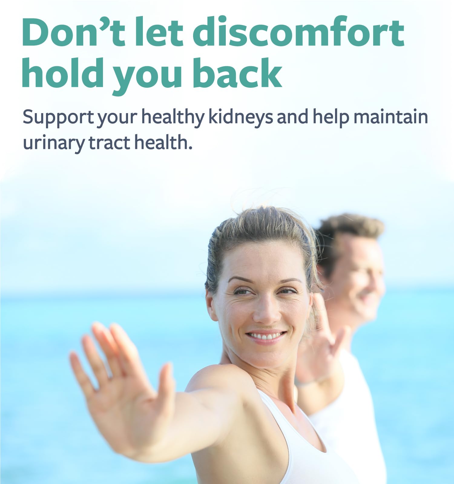 Kidney Cleanse Detox (Non-GMO) Support Healthy Urinary Tract- Powerful VitaCran Cranberry Extract & Herbs – Healthy Kidney Support Supplement - 60 Vegetarian Capsules (No Pills)