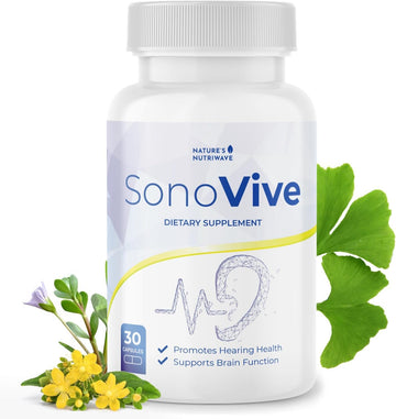 SonoVive – Original Formula Capsules – 30 Ct, 1 Month Supply | Original-formula capsules, plant-based | Easy-to-swallow daily capsule
