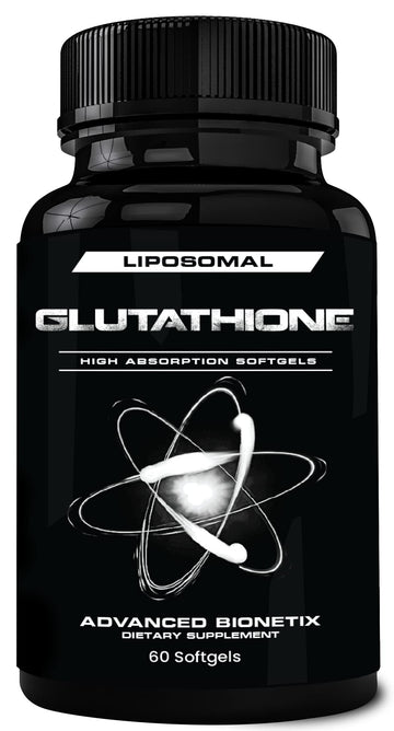 Advanced Bionetix 850mg Liposomal Glutathione Supplement | 120 Total Liposomal Softgels | Antioxidant Supplement w/Gluta-IV™, 100X Absorption Over Powder Glutathione