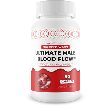 Pro Deep Water Ultimate Male Blood Flow - Improved Formula - Our Best Improved Blood Flow Supplement for Men - Advanced Blood Flow Support for Men - Our Best Circulation Supplement Alpha Boost Pills Happy Health MarketplaceBuy Supplements Australia