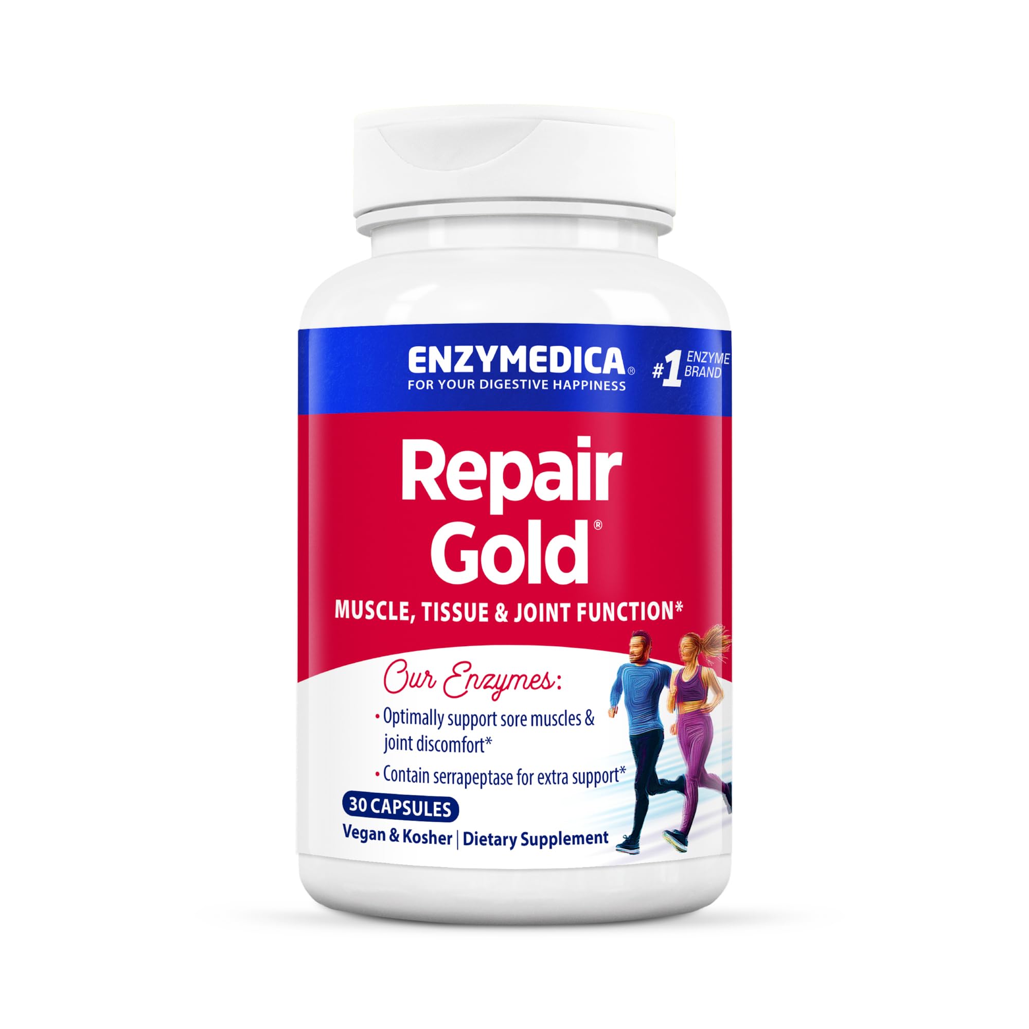 Enzymedica Repair Gold for Men & Women - 120 Capsules