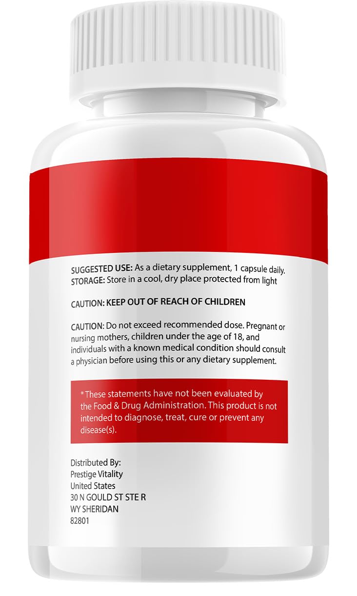 Two bottles of Vitaflow Health Balance wellness supplement on a white background