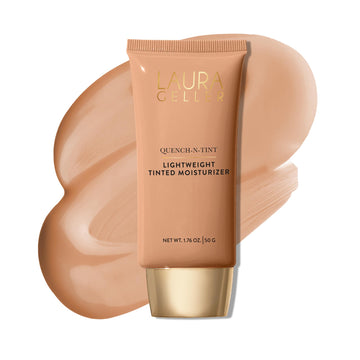 LAURA GELLER NEW YORK Quench-n-Tint Tinted Moisturizer - Sheer to Light Buildable Coverage - Natural Glow Finish - Lightweight Formula with Hyaluronic Acid, 04 Medium LAURA GELLER NEW YORKBuy Supplements Australia