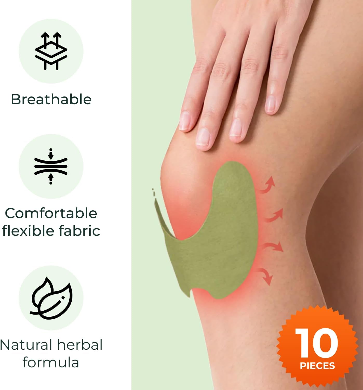 Wellnee & Wellamoon Wellness Pack: Herbal Knee Comfort Patches (10 Count) & Natural Sleep Support Patches (28 Count) – Joint & Muscle Comfort with Plant-Based Sleep Aid