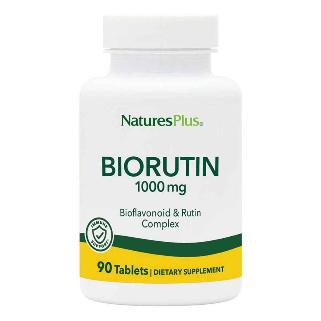 NaturesPlus Biorutin 1000 mg - 90 Tablets - Bioflavonoid & Rutin Complex - Supports Vascular Function & Circulation - Vegetarian, Gluten Free - 90 Servings NaturesPlusBuy Supplements Australia