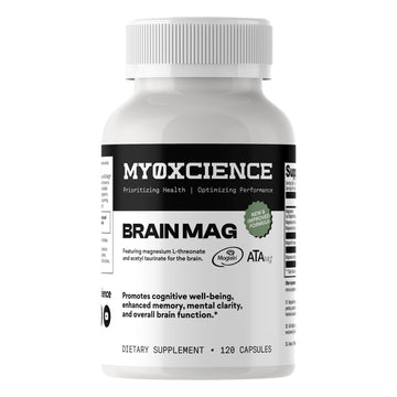 Magnesium L-Threonate + Mag Acetyl-Taurate (ATA Mag) + Mag Glycinate | Promotes Cognitive Well-Being, Enhanced Memory, Mental Clarity and Overall Brain Function | 120 Capsules MYOXCIENCE buy supplements Au