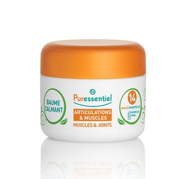 Puressentiel Muscle and Joints Balm - Essential Oil and Shea Butter Balm for Back and Neck Massage - Dye-Free, No Preservatives - 1.01 oz PuressentielBuy Supplements Australia