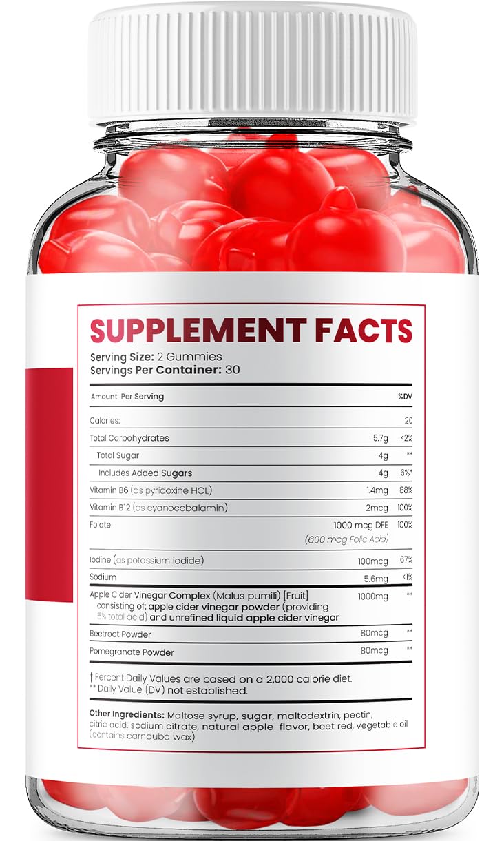 Three bottles of BioFuel Keto+ ACV Gummies on a white background