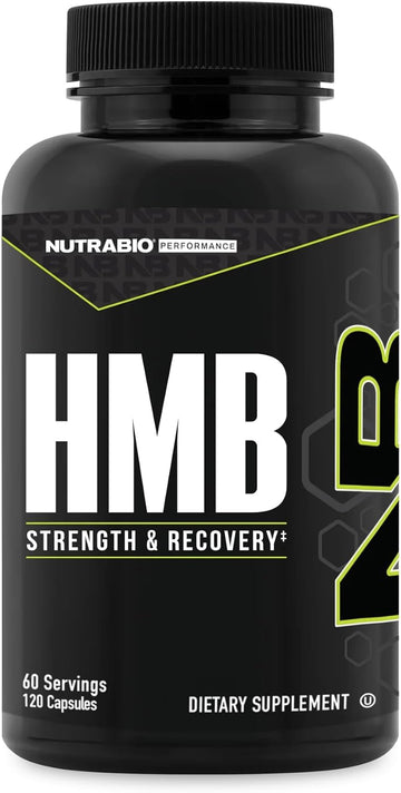 NutraBio HMB Supplement, Amino Acid, 1000mg, 120 Capsules