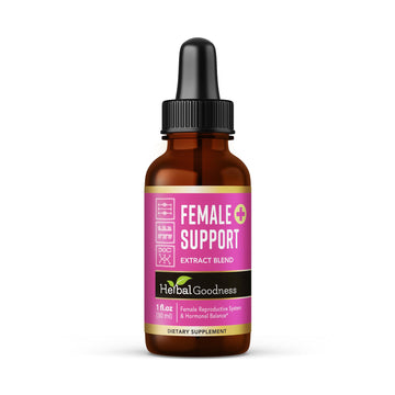 Herbal Goodness Female Support Supplement 1 Fl. oz – Natural Herbal Blend for Women’s Hormonal Health, Energy & Wellness – Adaptogenic Liquid Formula – Non-GMO, Gluten-Free – 1 Bottle Herbal GoodnessBuy Supplements Australia
