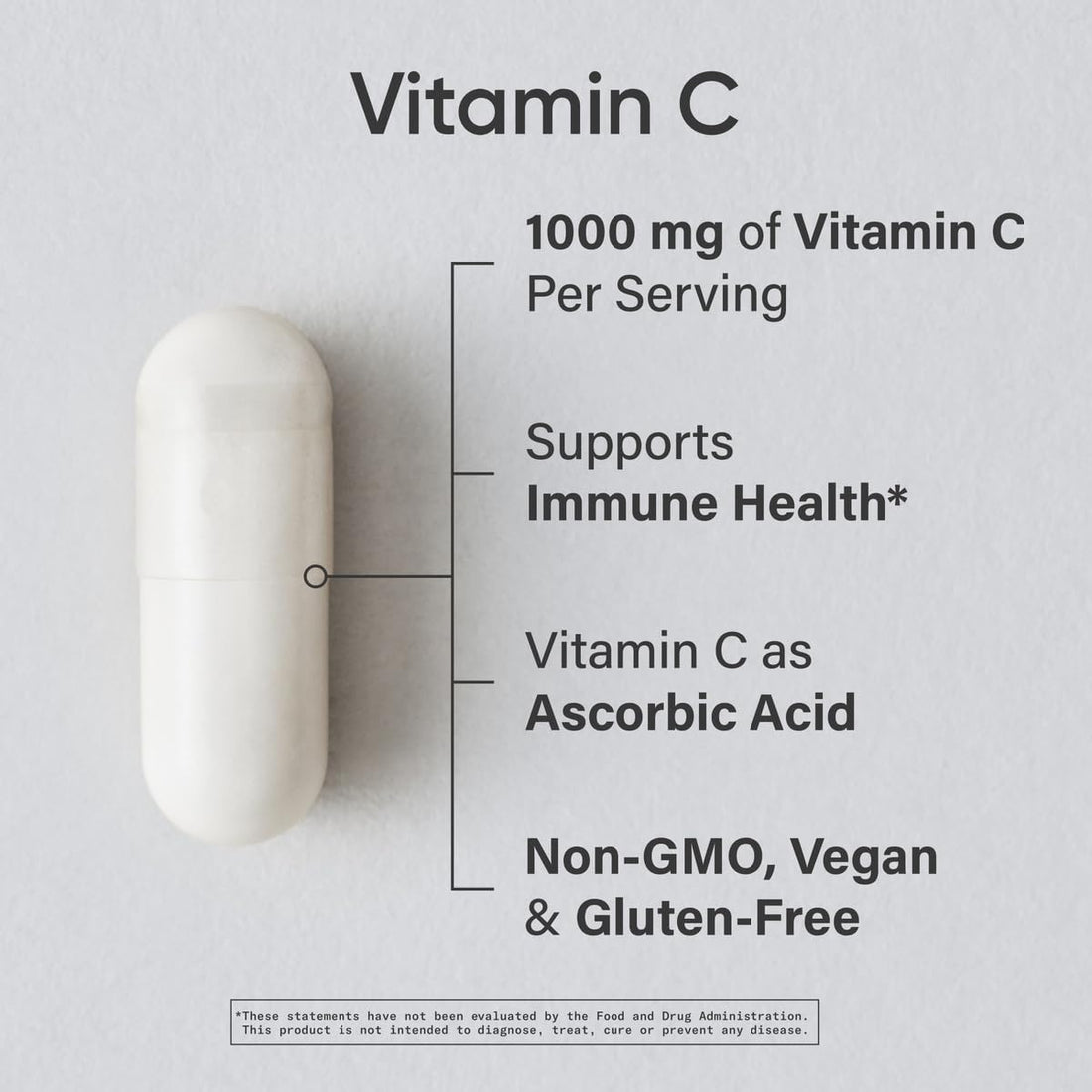 Sports Research High Potency Vitamin C Supplement - Vegan Veggie Capsules for Antioxidant Activity & Immune Support - Non-GMO Verified & Gluten Free - Ascorbic Acid Vitamin C 1000mg, 240 Count Sports Research buy supplements Au