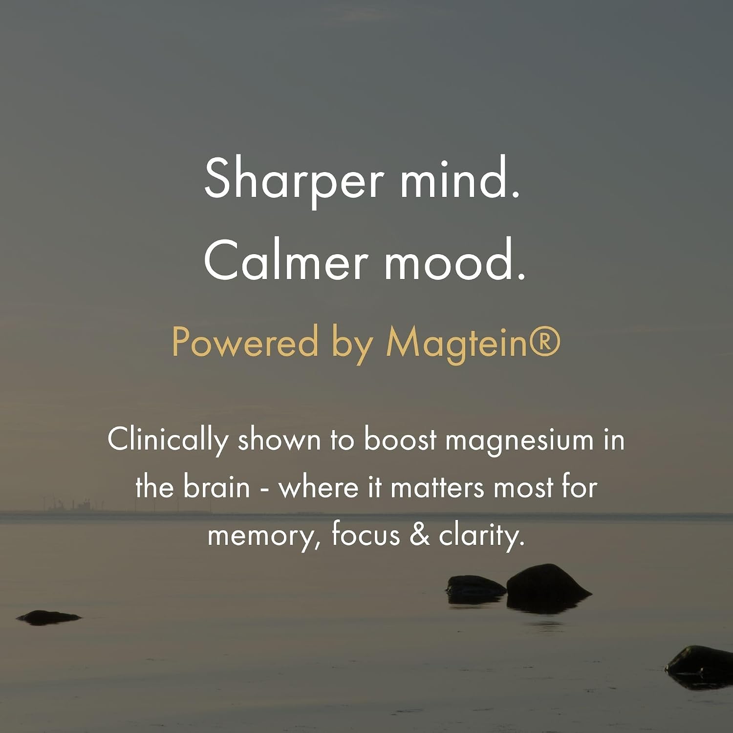 NAOMI Magtein® Magnesium L-Threonate 2000mg - Supports Healthy Cognitive Function, Working Memory & Focus - Patented MIT-Developed Formula, Brain Magnesium Support, Non-GMO, Vegan, 30-Day Supply