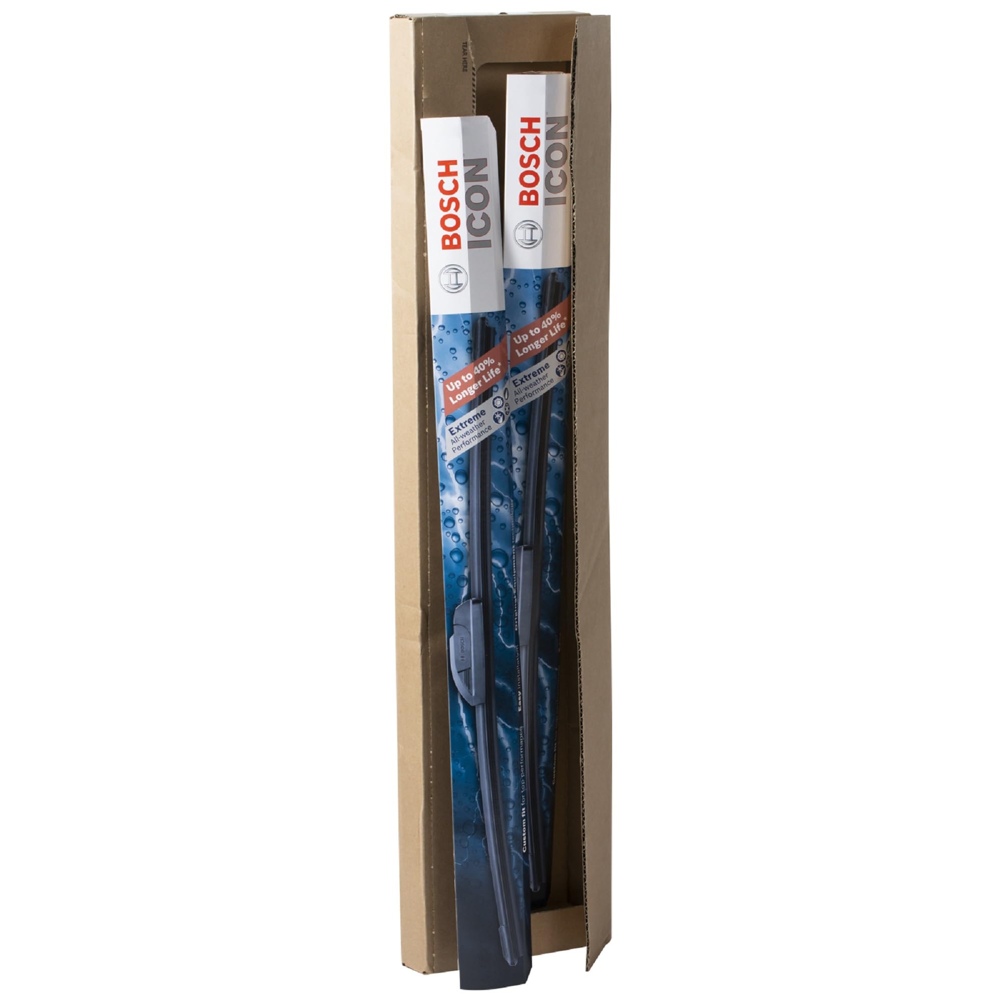 BOSCH 26OE22OE ICON Beam Wiper Blades - Driver and Passenger Side - Set of 2 Blades (26OE & 22OE) Bosch buy supplements Au