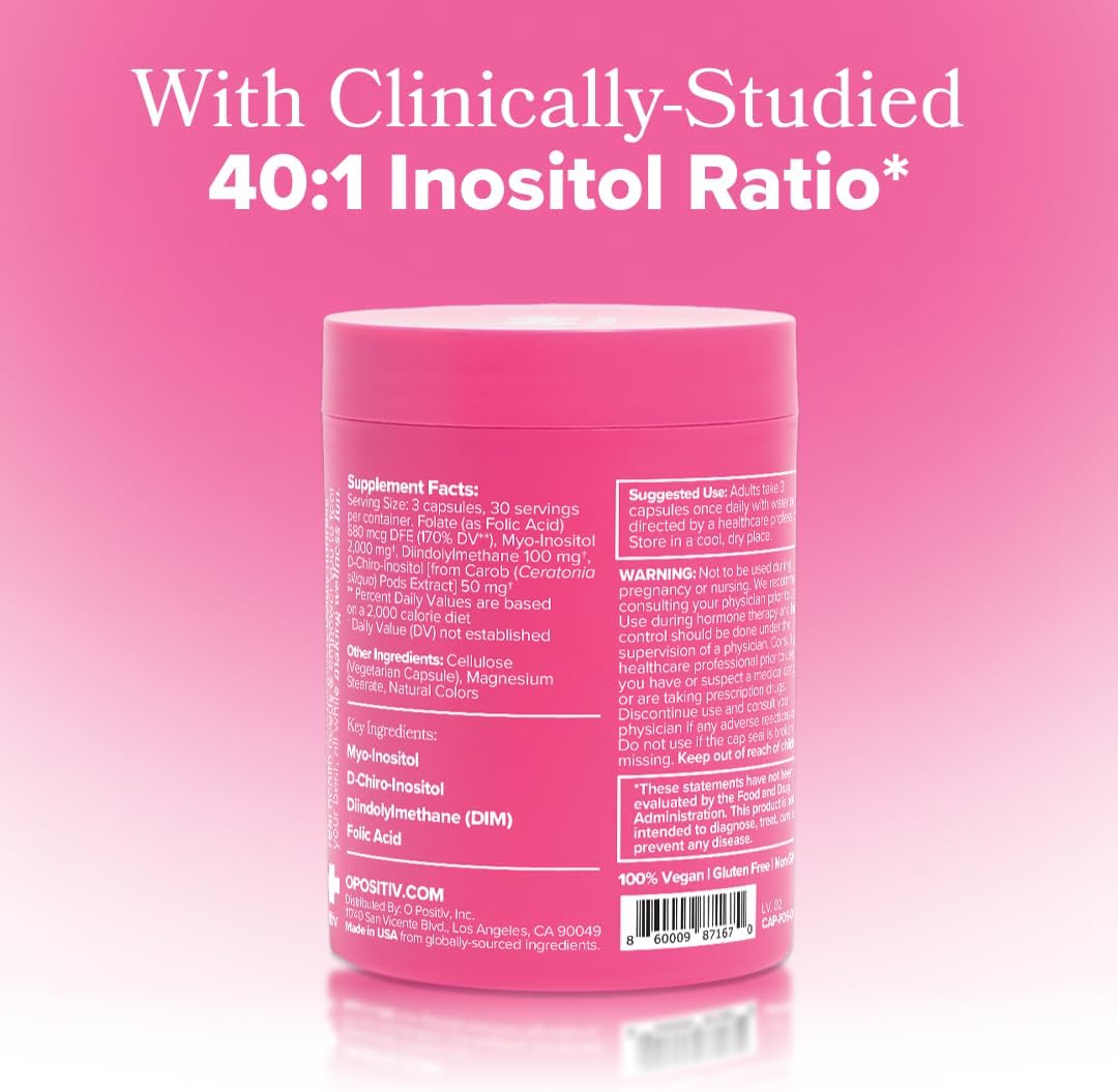 FLO Ovarian for Cycle Regularity – Myo & D-Chiro Inositol – 30-Day Supply