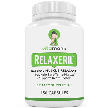 VitaMonk Relaxeril™ All-Natural Muscle Relaxer - Muscle Relaxer Supplement - Complete Muscle Relaxing Formula VitaMonkBuy Supplements Australia