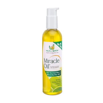 Century Systems H.E.A.L. QUICK Oil - 8.2 oz | Includes 14 Herbal Extracts, 15 Natural Oils, Vitamins A, D3 & E + Biotin - For Normal & Severely Dry Skin