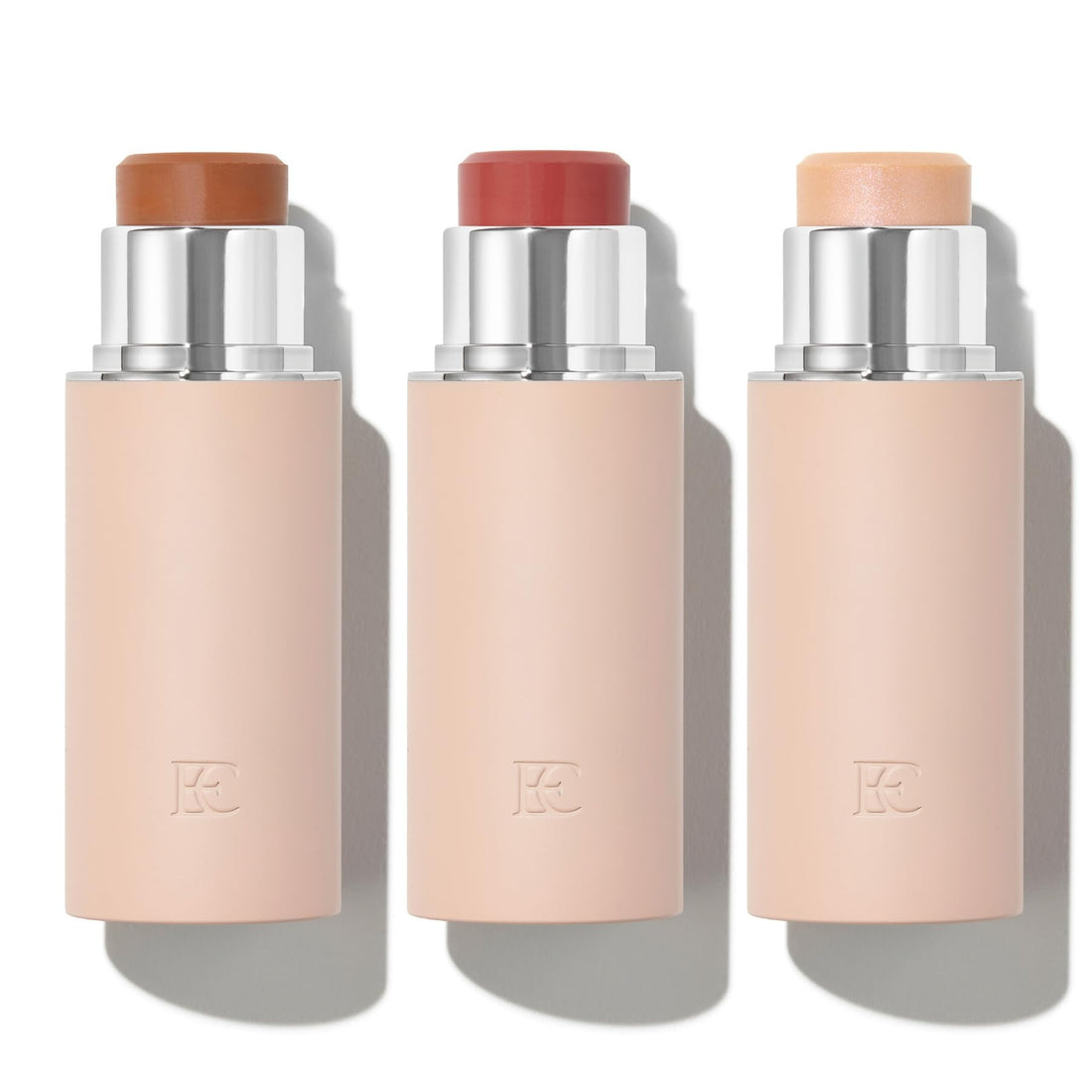 EarthsCure Glow Trio - 3 Piece Set: Bronzer, Blush, and Highlighter. Buildable Cream Sticks For a Luminous, Natural, and Youthful Look EarthsCureBuy Supplements Australia