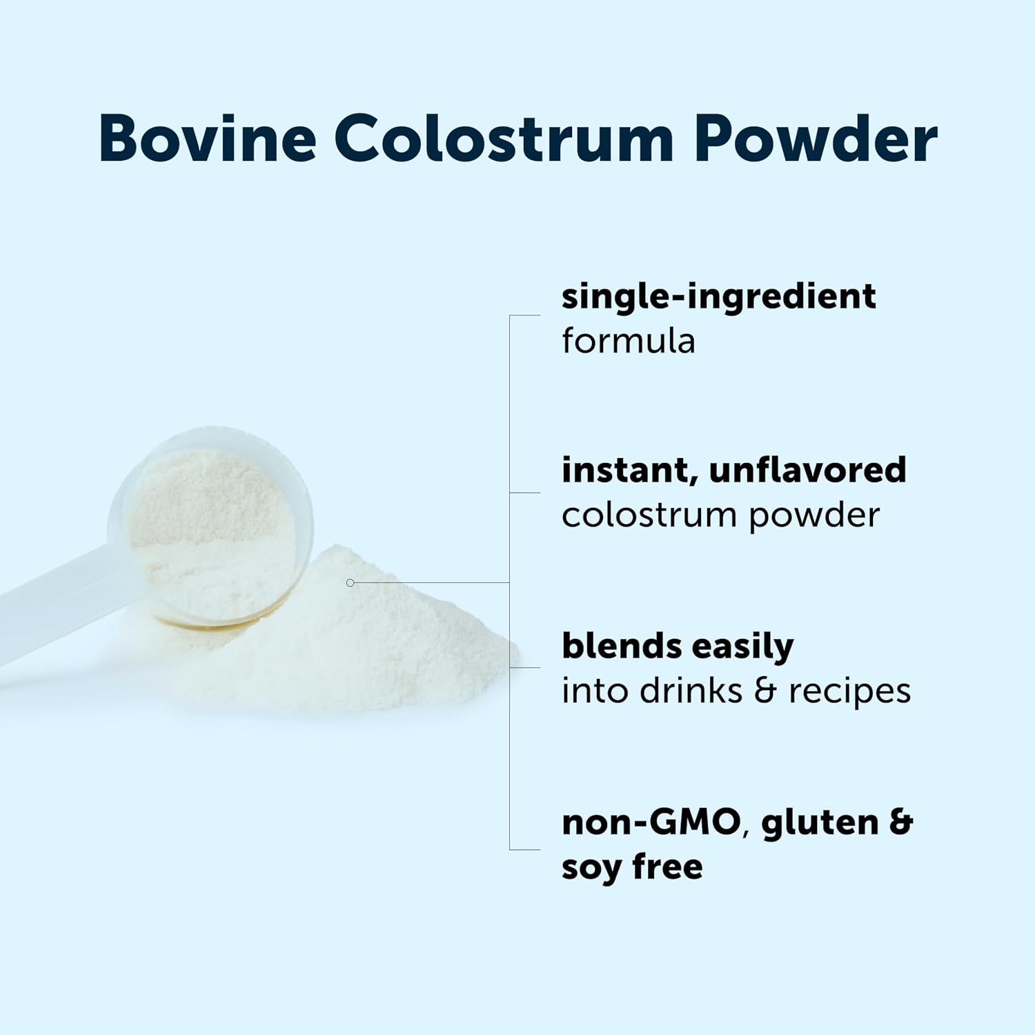 Micro Ingredients Bovine Colostrum Powder, 8 oz | Colostrum Supplement for Women & Men | Unflavored & Instant Dissolve | Non-GMO, Gluten-Free