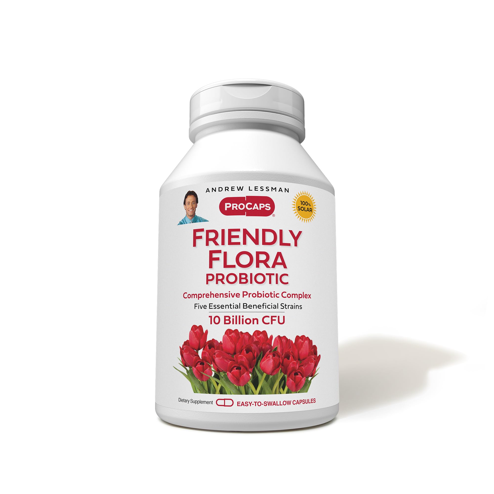 ANDREW LESSMAN ProCaps Friendly Flora Probiotic 10 Billion CFU, 90 Capsules