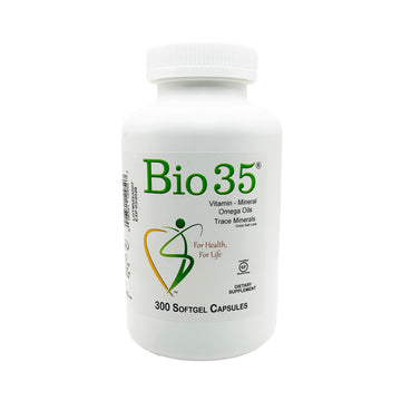 Bio35 / 300 sg Original, Gluten Free, Daily Multivitamin for Men & Women Wellness – Bio35 High Potency Softgel with Trace Minerals, Multi Vitamins for Immune Support, Digestion, & Energy, Biotek, For Health, For LifeBuy Supplements Australia