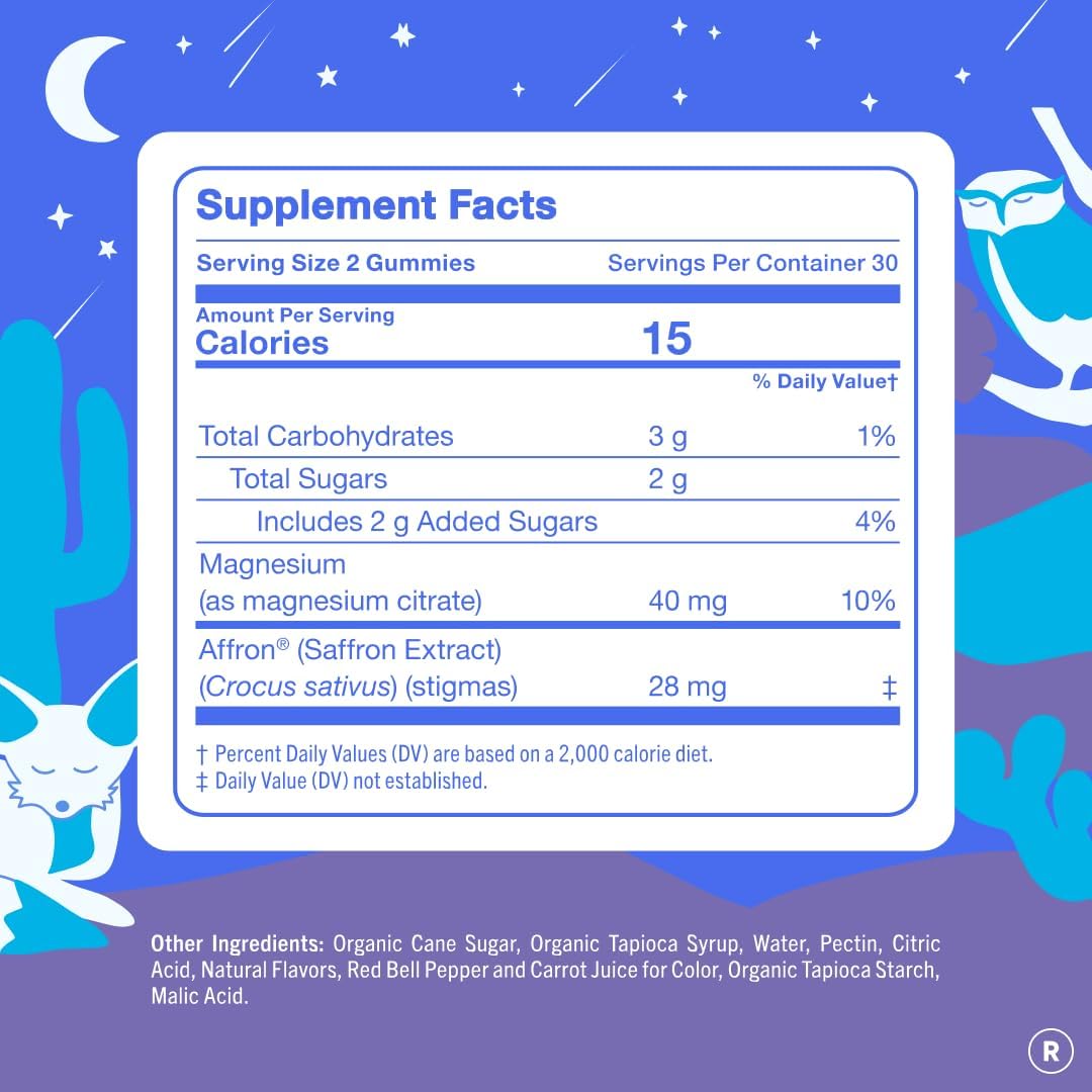 FIRST DAY Teen's Multivitamin, Calming Magnesium & Brain Focus Gummies | Daily Nutrients, Mood, & Focus | Clean Label Project Verified® | Vegan | 30-Day Supply