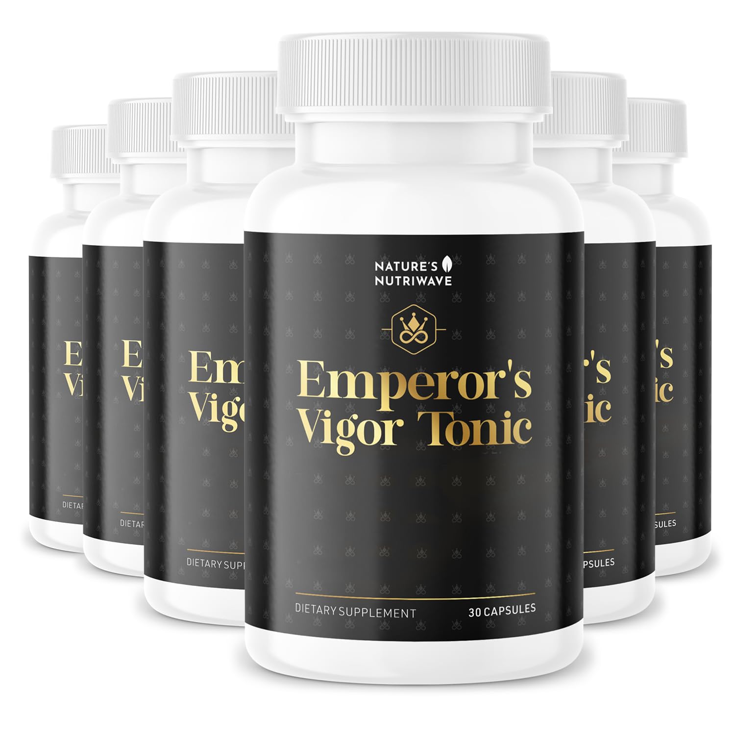 Emperor's Vigor Tonic – Herbal Formula – 60 Capsules, 3 Month Supply | Herbal capsule formula, plant-based blend | Non-GMO, No Stimulants, Made in USA | Easy-to-swallow daily capsule