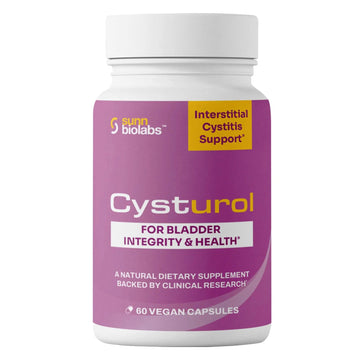 CYSTUROL® Bladder Support Supplement | Interstitial Cystitis (IC) | Bladder Pain | Urinary Tract Health | Clinically Studied Formula for Bladder Inflammation, UTI, Mast Cell Support & Urinary Urgency SUNN BIOLABSBuy Supplements Australia