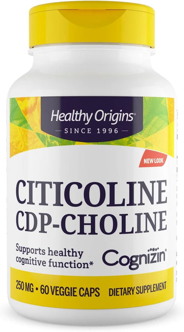 Healthy Origins Cognizin Citicoline 250 mg, 60 Veggie Caps
