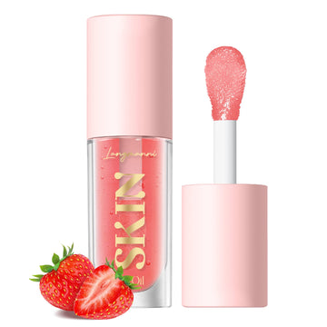 LANGMANNI Moisturizing Lip Oil,No-Sticky Lip Gloss Lip Balm Lip Care,Fruit Flavoured Lip Oil For Dry Lip's Moisturizing Hydrating And Nourishing ((Strawberry)) LANGMANNIBuy Supplements Australia